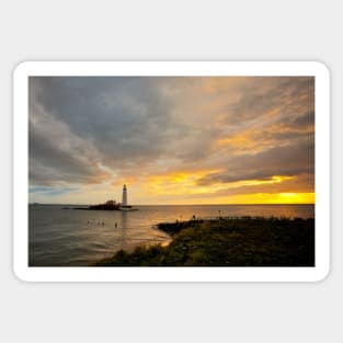 St Mary's Island Daybreak Sticker